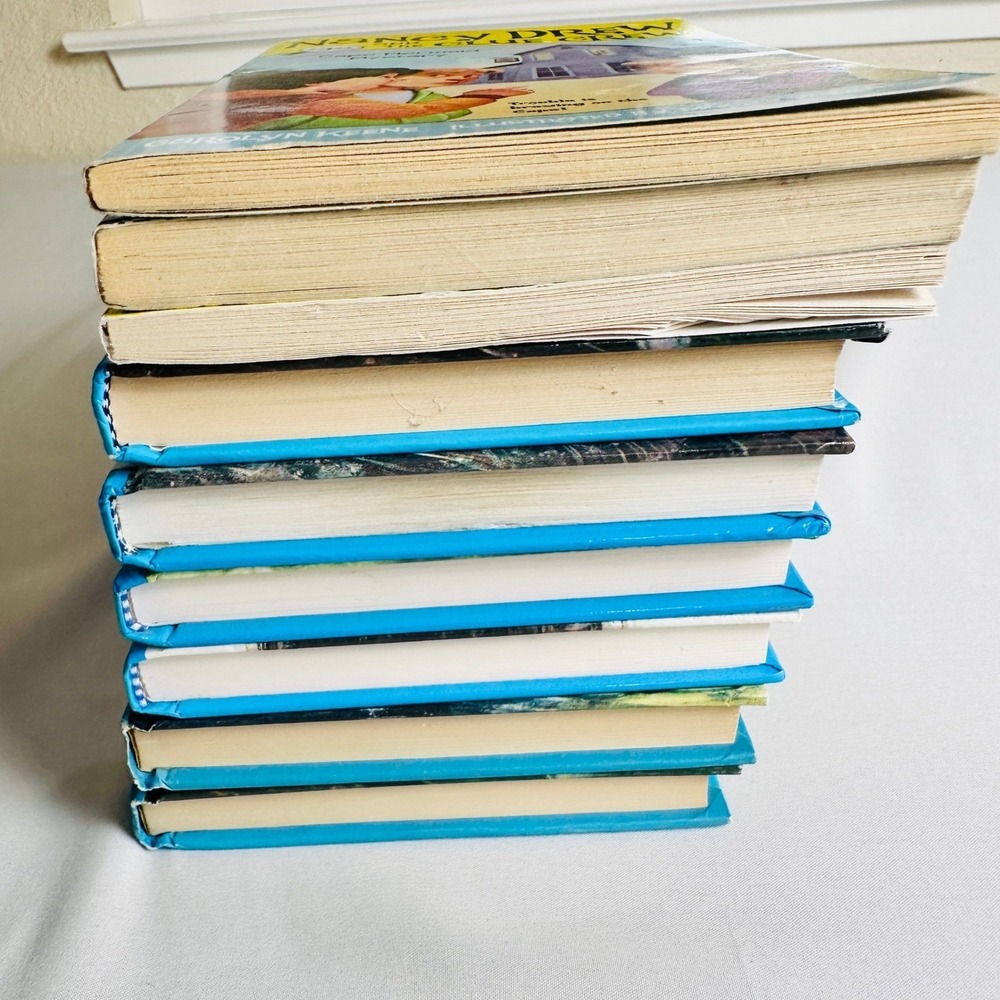 Vintage The Hardy Boys Nancy Drew Mystery Book Lot of 9 Franklin Dixon Classic - Picture 4 of 12